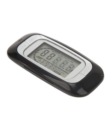 Stay up to date with our portable 3D step counter-pedometer with calorie and time recording 7-day memory LED light-perfect for hiking and walking