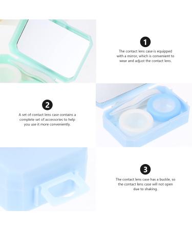 Partykindom 5 STK Waterproof Contact Lens Container - Pearl Housing & Carrier Bag - Buy Online on GoSupps.com