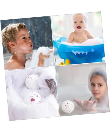  HAPINARY 2pcs bubble bath ball milk BIO pearl rose petals essential oil bombs bath bombs maker take bubble bath sea salt - Buy Online on GoSupps.com
