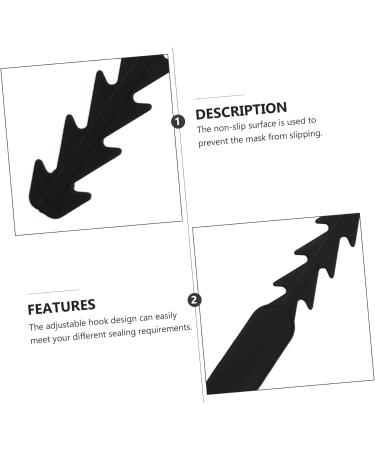 Buy Healvian Adjustable Trailer Coupling - 60 PC Mask Hooks & Clothes Rack - Durable Adjustable Mask Ropes & Buckles for Hissing Protection - Buy Online on GoSupps.com