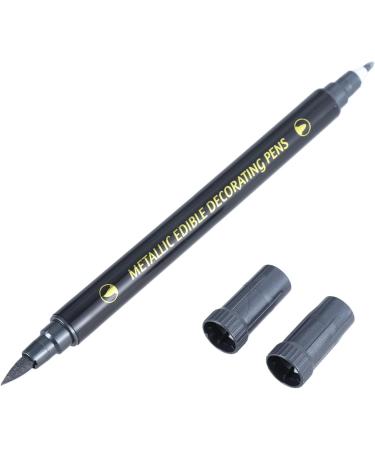 Food Coloring Pens Color Double Sided Edible Food Coloring Marker with Fine and Thick Tip Food Grade Marker Black - Buy Online on GoSupps.com