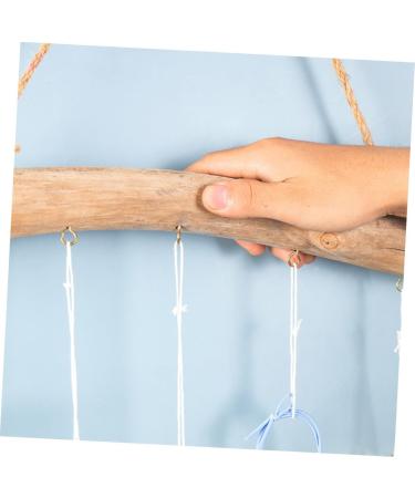 CAXUSD Earring Stand Wall Mounted Hooks Key Necklace Earrings Hanging Organizer Pendant Jewelry Storage Box - Buy Online on GoSupps.com