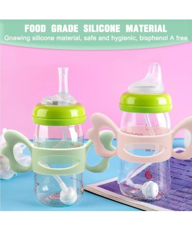 Ingjia Silicone Baby Bottle Handles - 3 Pack | Wide Neck Grip for Small Hands | Comfortable & Durable - Buy Online on GoSupps.com