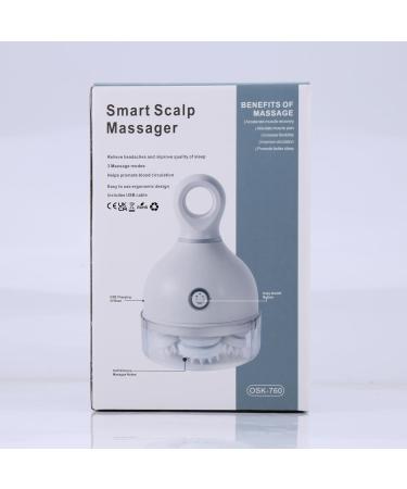 Brifit Electric Head Massage Device for Cats - USB Rechargeable 4 Massage Heads 3 Modes Waterproof - Perfect Pet Relaxation Gift - Buy Online on GoSupps.com