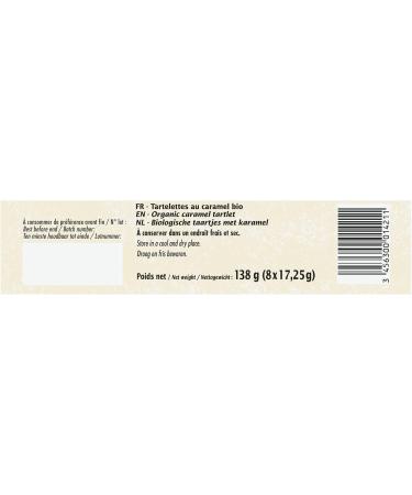 Jardin BiO tic - Fair Trade Caramel Tartinettes - organic - Sweet - AB certified - 138g bag - Buy Online on GoSupps.com