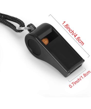 Fya Whistle - Professional Sports Whistle with Lanyard | Loud Clear Black Whistle for Coaches, Referees, and Officials - Buy Online on GoSupps.com