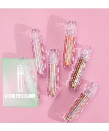 GL-Turelifes Liquid Glitter Eyeshadow Shiny Diamond Eyeliner Pen - Silver - Buy Online on GoSupps.com