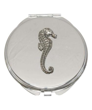 Sea Horse Compact Mirror Handbag Gift With Free Engraving 316