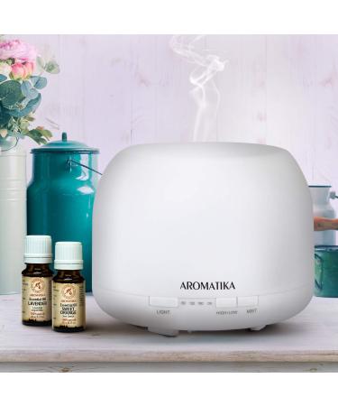 500ml Essential Oil Humidifier & Aroma Diffuser - LED Ultrasonic Aromatherapy for Home & Office - Buy Online on GoSupps.com