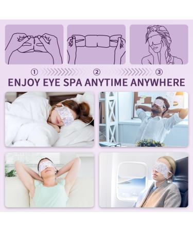 Lavender and Green Tea Steam Eye Mask Set - 16PCS Lavender & 20 Packs Green Tea for Relaxation and Eye Strain Relief - Buy Online on GoSupps.com