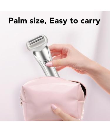 Buy Waterproof Cordless Women Electric Hair Clipper | Straight Blade Underarm & Body Hair Trimmer - Buy Online on GoSupps.com