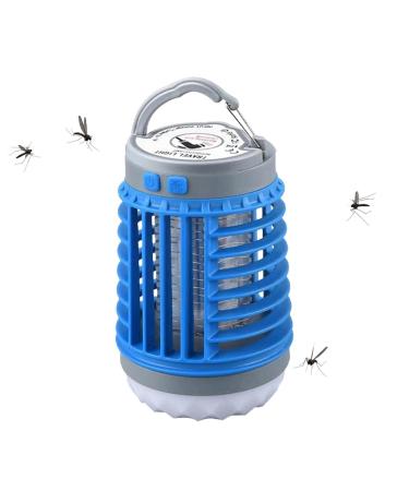 Mosquitoes Killers Lamp Camping Buggs Zapper Solar & USB Powered Electric Fly Killers Mosquitoes Killers Lantern Outdoor Mosquitoes Lamp for Home Camping Garden