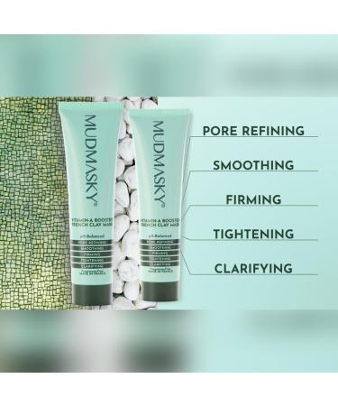 MUDMASKY Vitamin-A Booster French Clay Mask 60ml - Best Nourishing Face Mask for Youthful Skin | International Shipping Available - Buy Online on GoSupps.com
