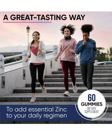 High Potency Zinc Citrate Gummies for Immune Support - 60 Gummies - Buy Online on GoSupps.com