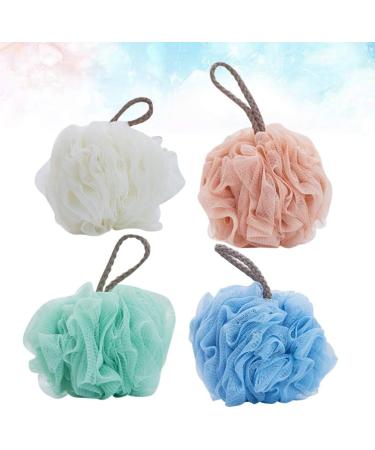 Buy Cabilock 4pcs Cleaning Sponge Set - Bath & Shower Scrubber for Men & Women - Durable Mesh Bath Balls for Effective Cleaning - Buy Online on GoSupps.com
