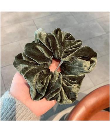 Women's Winter Hair Scrunchies Hair Tie Hair Accessories Lady's Ponytail Holder Hair Rubber Bands Accessories(Brown) - Buy Online on GoSupps.com