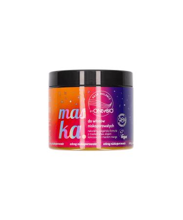 ONLYBIO Hair Balance hair mask with shea butter coconut oil and mango butter for volumefree dry hair vegan and natural