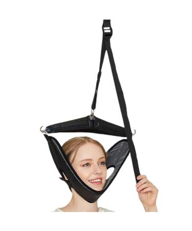 Neamou cervical neck stretcher neck puller |Neck extensor neck traction device |Near-traction correction over-the-door vertebral seam string set for men and women