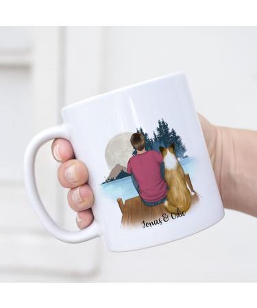 Personalized Dog Dad Mug | Unique Gift for Dog Lovers | Kiddle-Design Dog Owner Merchandise - Buy Online on GoSupps.com