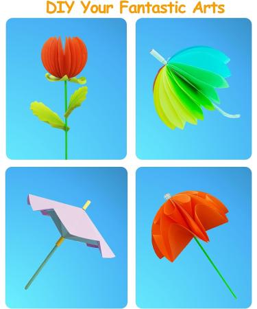 Ezyaid 6 Inch Construction Paper Circles - 200 Assorted Color Sheets for Kids Arts & Crafts - Buy Online on GoSupps.com