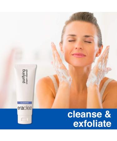 Eraclea Purifying Cream Cleanser - Hydrating Facial Cleanser with Hyaluronic Acid for Dry Skin (4 fl oz) | Gentle Skin Cleanser for All Skin Types - Buy Online on GoSupps.com