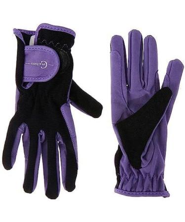 Covalliero - Children's riding gloves LILLI black/purple S - Buy Online on GoSupps.com