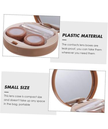 JECOMPRIS Mini Contact Lens Set - Travel Case & Foot Cushion - Decorative Plastic Box for Safe Storage - Buy Online on GoSupps.com