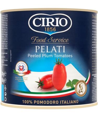 Cirio Food Service Pelati Peeled Plum Tomatoes 2.5 kg - Buy Online on GoSupps.com