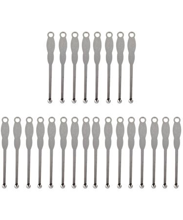 Stainless Steel Ear Spoon 300pcs Portable Stainless Ear Spoon Scoop for Steel Wax Remover Cleaner Pick Home Ear Pick