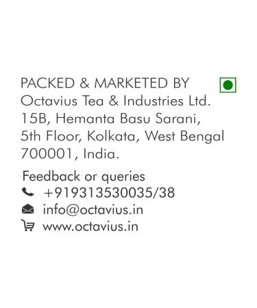 Octavius Teabags Sampler Pack - 6 Assorted Tea Flavors - Perfect Gift for Tea and Chai Lovers - 50 Enveloped Teabags - Buy Online on GoSupps.com