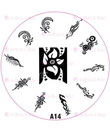Stamping template # a-14