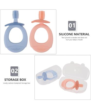 Healvian 16 STK Silicone Baby Toothbrush - Safe Tender Oral Care for Toddlers - Manual Training Toothbrush in Fun Designs - Buy Online on GoSupps.com