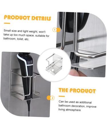 Doitool Metal Razor Hinge & Holder | Wall-Mounted Electric Shaver & Toothpaste Organizer - International Shipping - Buy Online on GoSupps.com