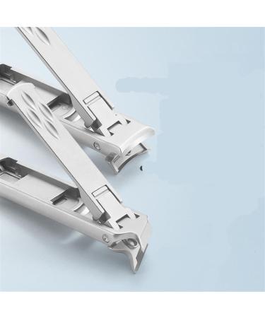 CHJHJKG Nail Clippers (Beauty) Folding Nail Clippers Trimmer Manicure Toenail Scissors Opening Heavy Duty Nails(Silver) - Buy Online on GoSupps.com
