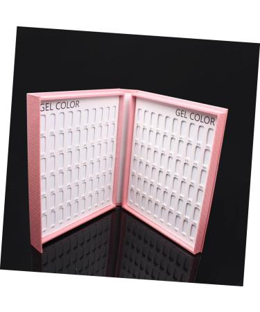 Ipetboom Nail Polish Display Card 216 Birthday Hair Color Card Scarf Ponytail Holder Dreadlock Fabric Beads Eyeshadow Palette Organizer Display Card Pink Nail Nail Polish Card 21.00X18.00X3.00CM Pink - Buy Online on GoSupps.com