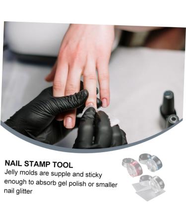 3 Sets Nail Stamp Tool DIY nail stamper nail soft clear nail stamper silicone manicure scrapers nail stamper tools manicure stamper gel nail kits Scrapping Tools French impression - Buy Online on GoSupps.com