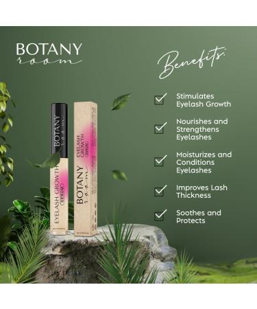 BotanyRoom Eyelash Serum | Nourishing Castor Oil & Almond Blend | Promote Natural Lash Growth & Health - Buy Online on GoSupps.com