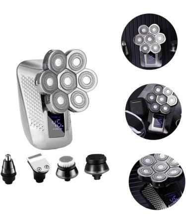 FOMIYES Waterproof Electric Shaver & Beard Trimmer Set - 7 Head Personal Care with Digital Display | International Shipping Available - Buy Online on GoSupps.com