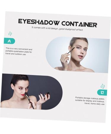  Didiseaon Didiseaon 12 Pcs Eyeshadow Box Ornament Container Blush for Face Trim Tray Makeup Organizer Transparent Container Cosmetics Case - Buy Online on GoSupps.com