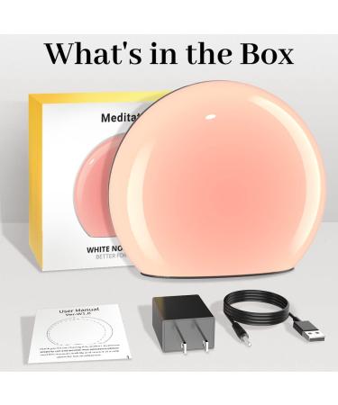 Meditation White Noise Sound Machine | 30 Soothing Sounds, 12 Colors Night Light, 10 Brightness Levels | Sleep Aid for Baby Kids Adults - Black - Buy Online on GoSupps.com