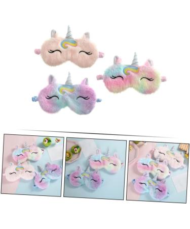 3pcs Unicorn Eye Patch Set - Travel and Sleeping Eye Mask, Animal Eye Shades and Blindfold for Chrismas Gifts - Buy Online on GoSupps.com