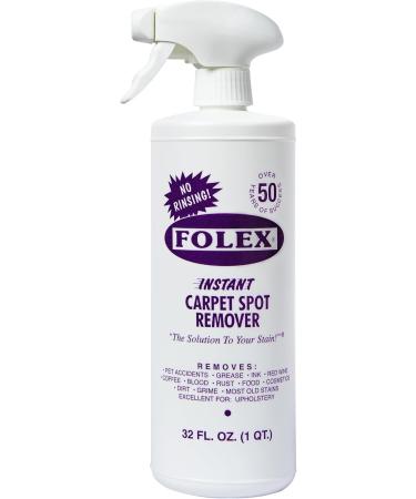 FOLEX Instant Carpet Spot Remover | 32oz Pack of 6 | Effective Stain Removal for All Carpets | International Shipping Available - Buy Online on GoSupps.com