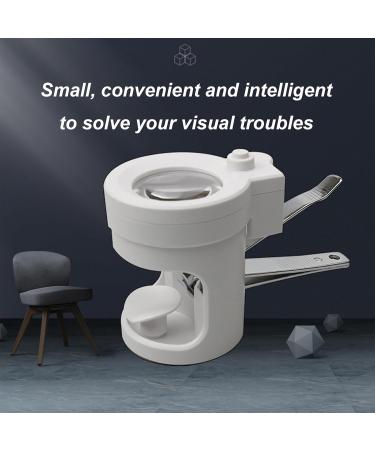 Camidy Nail Clippers for Seniors Thick Nails Intelligent Nail Clipper with Magnifier Nail Cutter with Light for Elderly - Buy Online on GoSupps.com