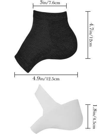 Linkidea Height Max Socks - 1.8 Inch Invisible Shoe Lift Insoles for Men & Women | 4.5cm Black Heel Pads - Buy Online on GoSupps.com