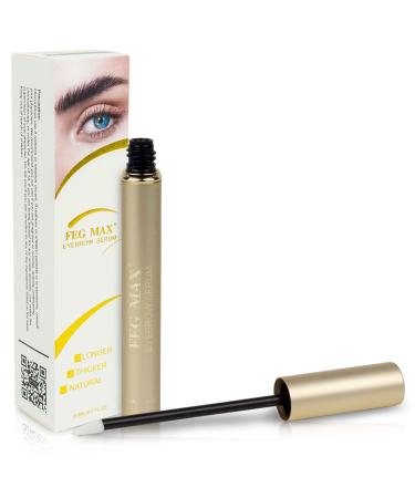 FEG Max Eyebrow Enhancer Growth Treatment Serum | Eyebrow Enhancing Serum to Help Lengthen and Thicken Eyebrows | Non-irritating Brow Serum | 6ml