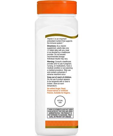 21st Century C-500 250 Tablets - High-Potency Vitamin C Supplement - Buy Online on GoSupps.com