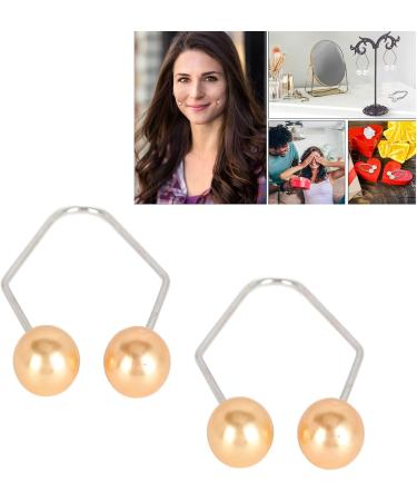 Dimple Maker Balls 2 Pairs Muscle Training Stainless Steel Easy to Carry Improve Smile Dimple Maker for Cheeks (Yellow) - Buy Online on GoSupps.com