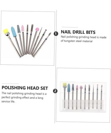 Healeved Nail Polisher Nail Drill Bits for Manicure - Carbide & Metal Alloy Manicure Tools - Buy Online on GoSupps.com