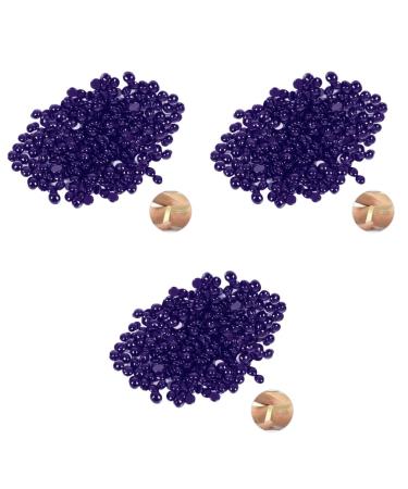 Minkissy 3st Wax Pearls | Hard Wax Beans for Smooth Hair Removal | Hot Film Wax for Body Waxing - Violet - Buy Online on GoSupps.com