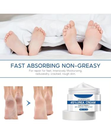 Urea 45% Foot Cream Callus Remover Nourishes Soften for Cracked Heels and Dry Skin Cracked Heel Repair Cream Foot Nourishing Cream for Feet Knees Hand Deep Moisturizing 30ml (1) - Buy Online on GoSupps.com